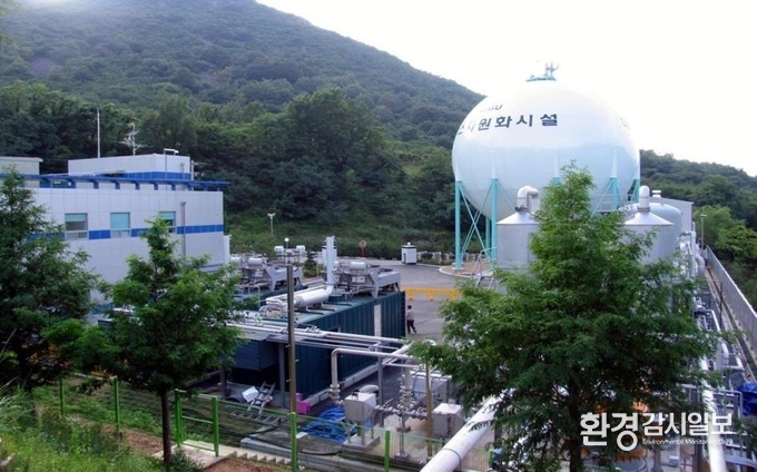 매립가스 자원화 설치전경 (사진제공= 대구시)