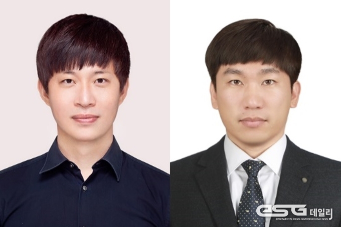 (왼쪽)한국전기연구원 박준우박사와 부산대 박민준 교수