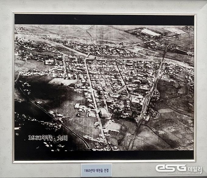 1960년 대천읍 전경