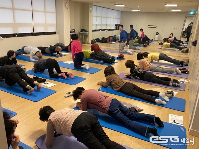 강남구 우리동네 건강코치 운동강습